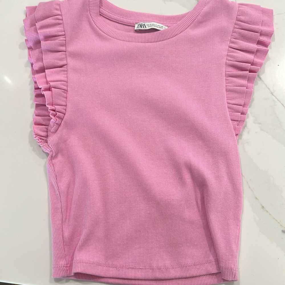 Ruffled Sleeves Top
